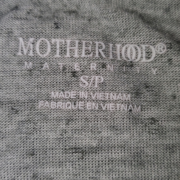 GREY speckled maternity t-shirt NEW Small - Picture 3 of 5